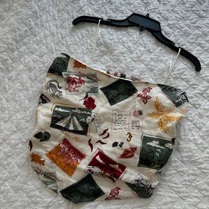 Reformation Postcard Strapless Smocked Top